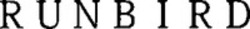 Міжнародна реєстрація торговельної марки № 1414471: RUNBIRD