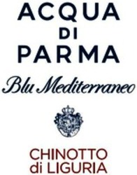 Міжнародна реєстрація торговельної марки № 1425706: ACQUA DI PARMA Blue Mediterraneo CHINOTTO di LIGURIA