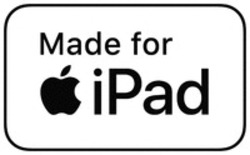 Міжнародна реєстрація торговельної марки № 1429437: Made for iPad
