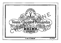 Міжнародна реєстрація торговельної марки № 146870: Veuve Clicquot Ponsardin