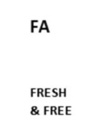 Міжнародна реєстрація торговельної марки № 1483496: FA FRESH & FREE