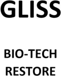 Міжнародна реєстрація торговельної марки № 1490608: GLISS BIO-TECH RESTORE