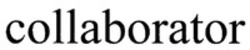 Міжнародна реєстрація торговельної марки № 1507758: collaborator