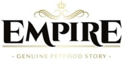 Міжнародна реєстрація торговельної марки № 1511343: EMPIRE GENUINE PETFOOD STORY