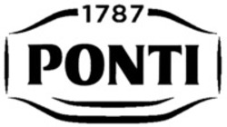Міжнародна реєстрація торговельної марки № 1517884: 1787 PONTI