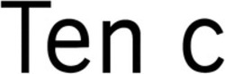 Міжнародна реєстрація торговельної марки № 1550597: Ten c