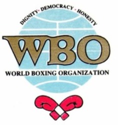 Міжнародна реєстрація торговельної марки № 1552807: WBO WORLD BOXING ORGANIZATION DIGNITY. DEMOCRATY. HONESTY