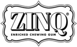 Міжнародна реєстрація торговельної марки № 1554283: ZINQ ENRICHED CHEWING GUM