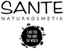 Міжнародна реєстрація торговельної марки № 1556933: SANTE NATURKOSMETIK CARE FOR YOU AND THE WORLD