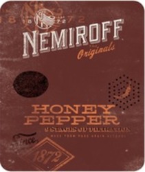 Міжнародна реєстрація торговельної марки № 1559203: SINCE 1872 NEMIROFF THE Originals HONEY PEPPER 9 STAGES OF FILTRATION