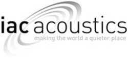 Міжнародна реєстрація торговельної марки № 1563981: iac acoustics making the world a quieter place