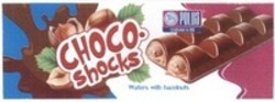 Міжнародна реєстрація торговельної марки № 1567301: CHOCO shocks POLUS Established in 1996 Wafers with hazelnuts