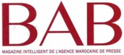 Міжнародна реєстрація торговельної марки № 1573182: BAB MAGAZINE INTELLIGENT DE L'AGENCE MAROCAINE DE PRESSE