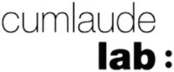 Міжнародна реєстрація торговельної марки № 1591519: cumlaude lab :