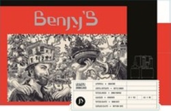 Міжнародна реєстрація торговельної марки № 1612974: Benjy's