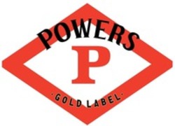 Міжнародна реєстрація торговельної марки № 1616980: POWERS P GOLD LABEL
