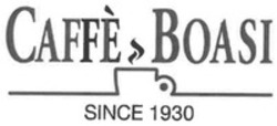 Міжнародна реєстрація торговельної марки № 1621978: CAFFÈ BOASI SINCE 1930