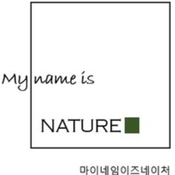 Міжнародна реєстрація торговельної марки № 1634922: My name is NATURE