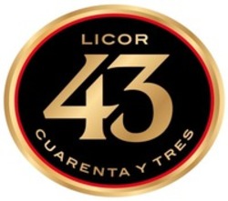 Міжнародна реєстрація торговельної марки № 1638932: LICOR 43 CUARENTA Y TRES