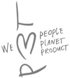 Міжнародна реєстрація торговельної марки № 1652046: WE P 3 T PEOPLE PLANET PRODUCT