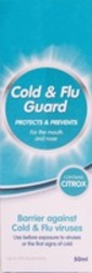 Міжнародна реєстрація торговельної марки № 1652916: Cold and Flu Guard PROTECTS AND PREVENTS