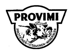 Міжнародна реєстрація торговельної марки № 165517: PROVIMI PROTEINEN-VITAMINEN-MINERALIEN
