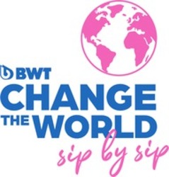 Міжнародна реєстрація торговельної марки № 1662268: BWT CHANGE THE WORLD sip by sip