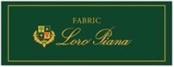 Міжнародна реєстрація торговельної марки № 1686656: FABRIC Loro Piana
