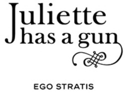 Міжнародна реєстрація торговельної марки № 1698588: Juliette has a gun EGO STRATIS
