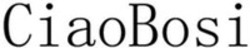 Міжнародна реєстрація торговельної марки № 1719003: CiaoBosi