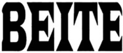 Міжнародна реєстрація торговельної марки № 1731566: BEITE