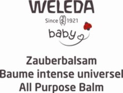 Міжнародна реєстрація торговельної марки № 1732159: WELEDA Since 1921 baby Zauberbalsam Baume intense universel All Purpose Balm