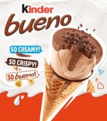 Міжнародна реєстрація торговельної марки № 1736648: Kinder bueno SO CREAMY! SO CRISPY! SO bueno!