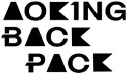 Міжнародна реєстрація торговельної марки № 1763014: AOKING BACK PACK