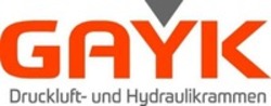 Міжнародна реєстрація торговельної марки № 1770909: GAYK Druckluft- und Hydraulikrammen