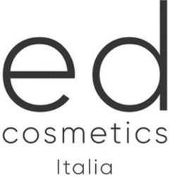 Міжнародна реєстрація торговельної марки № 1786554: ed cosmetics Italia