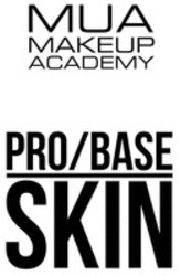 Міжнародна реєстрація торговельної марки № 1813301: MUA MAKEUP ACADEMY PRO/BASE SKIN