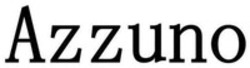 Міжнародна реєстрація торговельної марки № 1818030: Azzuno