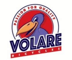 Міжнародна реєстрація торговельної марки № 1827798: VOLARE BICYCLE PASSION FOR QUALITY