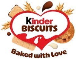 Міжнародна реєстрація торговельної марки № 1881257: Kinder BISCUITS Baked with Love