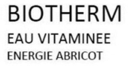 Міжнародна реєстрація торговельної марки № 1896280: BIOTHERM EAU VITAMINEE ENERGIE ABRICOT