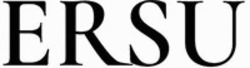 Міжнародна реєстрація торговельної марки № 1897168: ERSU