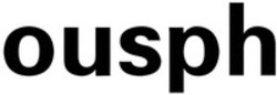Міжнародна реєстрація торговельної марки № 1897188: ousph