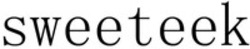 Міжнародна реєстрація торговельної марки № 1903427: sweeteek