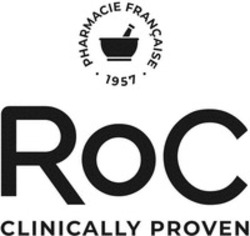 Міжнародна реєстрація торговельної марки № 1903903: PHARMACIE FRANÇAISE 1957 ROC CLINICALLY PROVEN