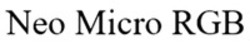 Міжнародна реєстрація торговельної марки № 1905342: Neo Micro RGB