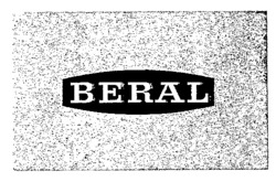 Міжнародна реєстрація торговельної марки № 339046: BERAL