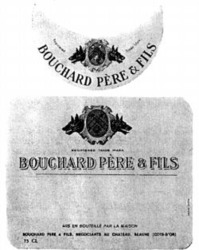 Міжнародна реєстрація торговельної марки № 422585: BOUCHARD PÈRE & FILS