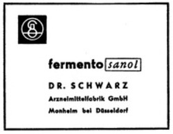 Міжнародна реєстрація торговельної марки № 423050: fermento sanol Dr. SCHWARZ