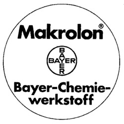 Міжнародна реєстрація торговельної марки № 427636: Makrolon BAYER Bayer-Chemie-werkstoff